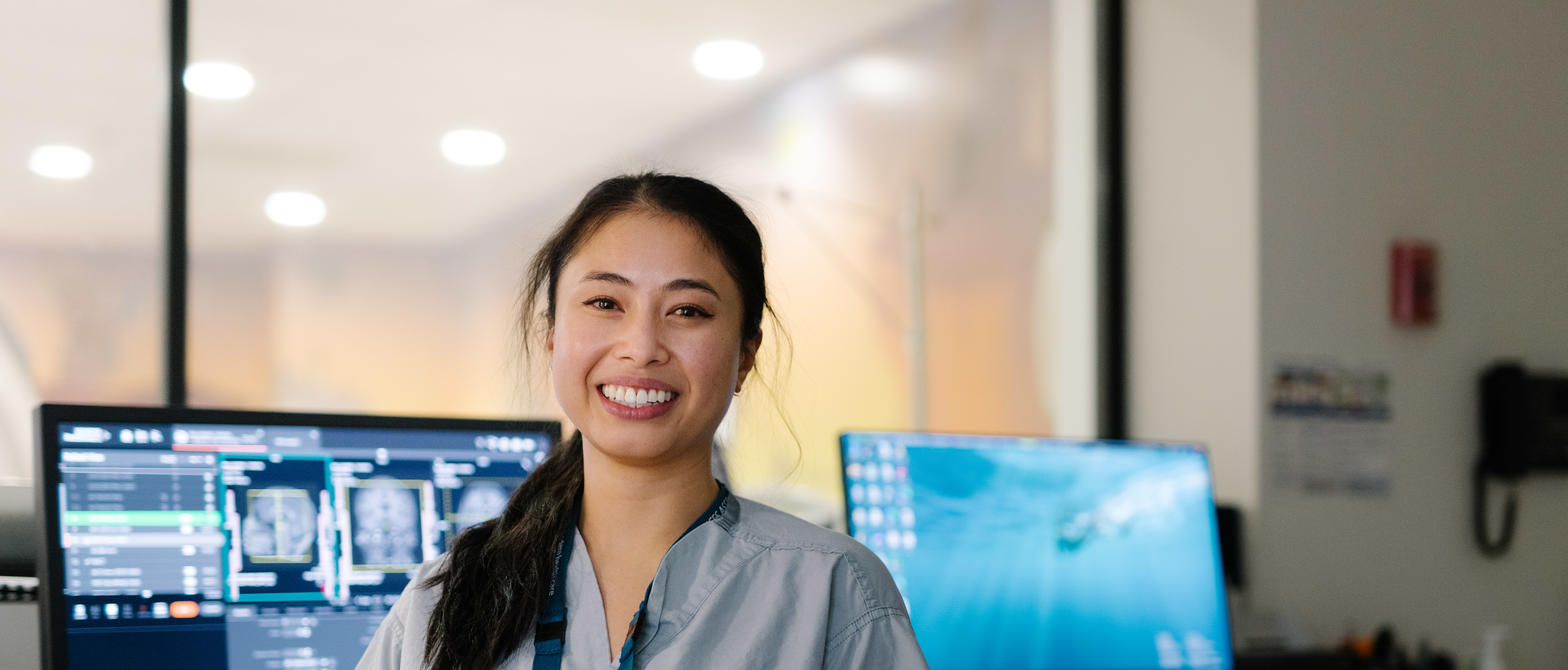 Image of smiling healthcare provider