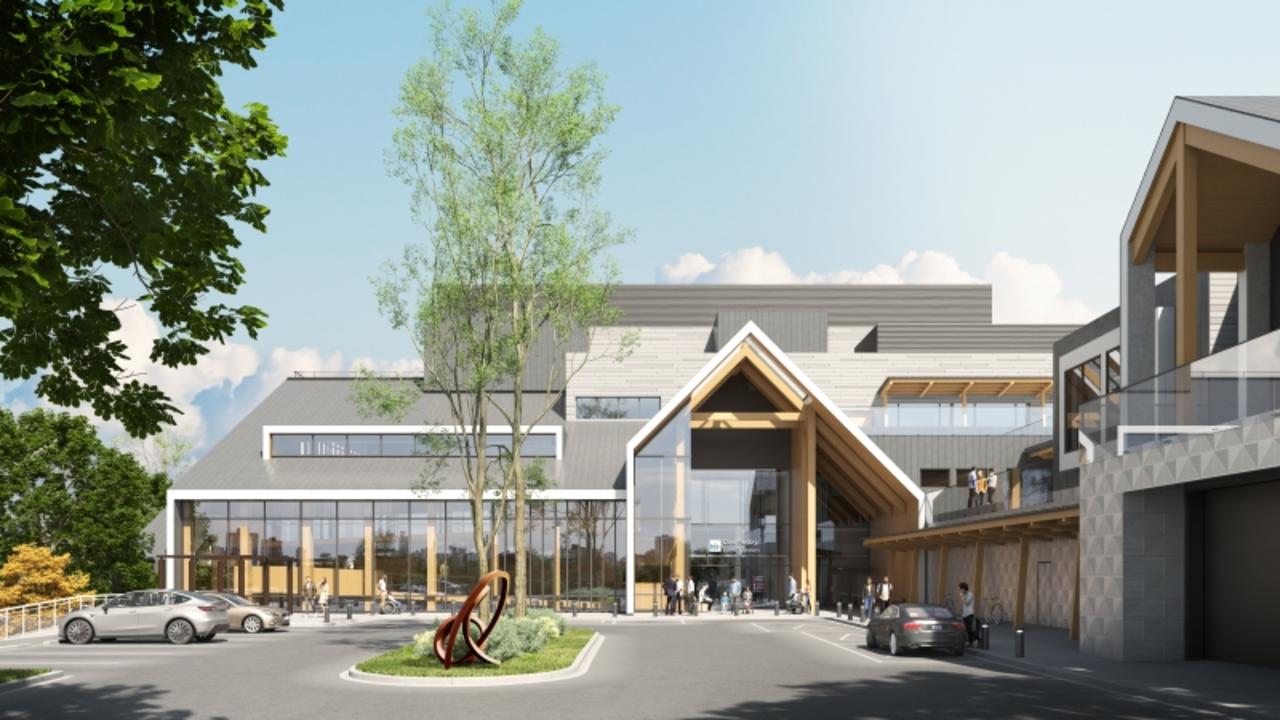 A rendering of the new BC Children’s Hospital centre for health complexity