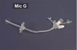 Photo of a MIC G tube (balloon-type device)