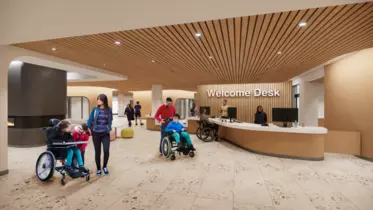 The new BC Children’s Hospital centre for health complexity lobby
