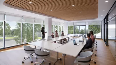 The new BC Children’s Hospital centre for health complexity meeting room
