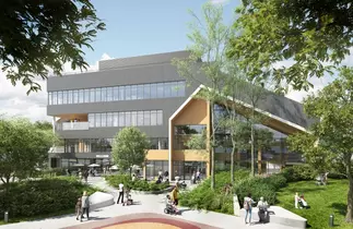 The new BC Children’s Hospital centre for health complexity north facade