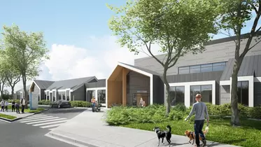 The new BC Children’s Hospital centre for health complexity secondary entrance