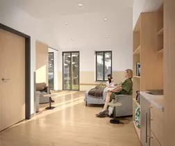 The new BC Children’s Hospital centre for health complexity family room