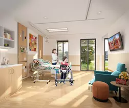 The new BC Children’s Hospital centre for health complexity child room