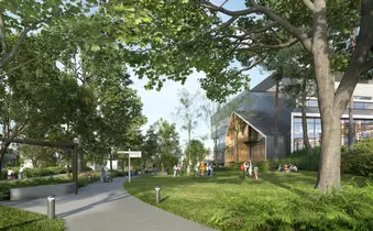 The new BC Children’s Hospital centre for health complexity wellness path