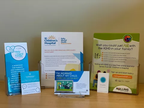 Display of Kelty materials