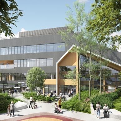The new BC Children’s Hospital centre for health complexity north facade